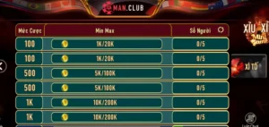 Xì Tố Manclub Sân Chơi Poker Đẳng Cấp Với Hàng Loạt Giải Thưởng Jackpot Khổng Lồ